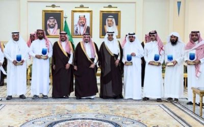 أمير القصيم يُكرِّم 35 مدرسة متميزة نظير حصولها على مستوى التميز في البرنامج الوطني للتقويم والاعتماد والتصنيف المدرسي لعام 2025م